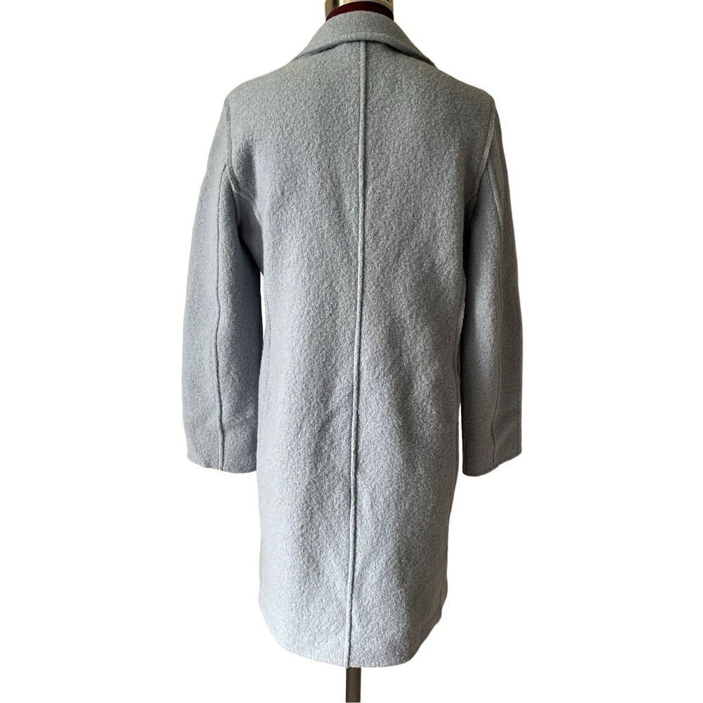 J Crew Coat Daphne Topcoat in Boiled Wool Mountain‎ Blue size 4 6 - Picture 5 of 14